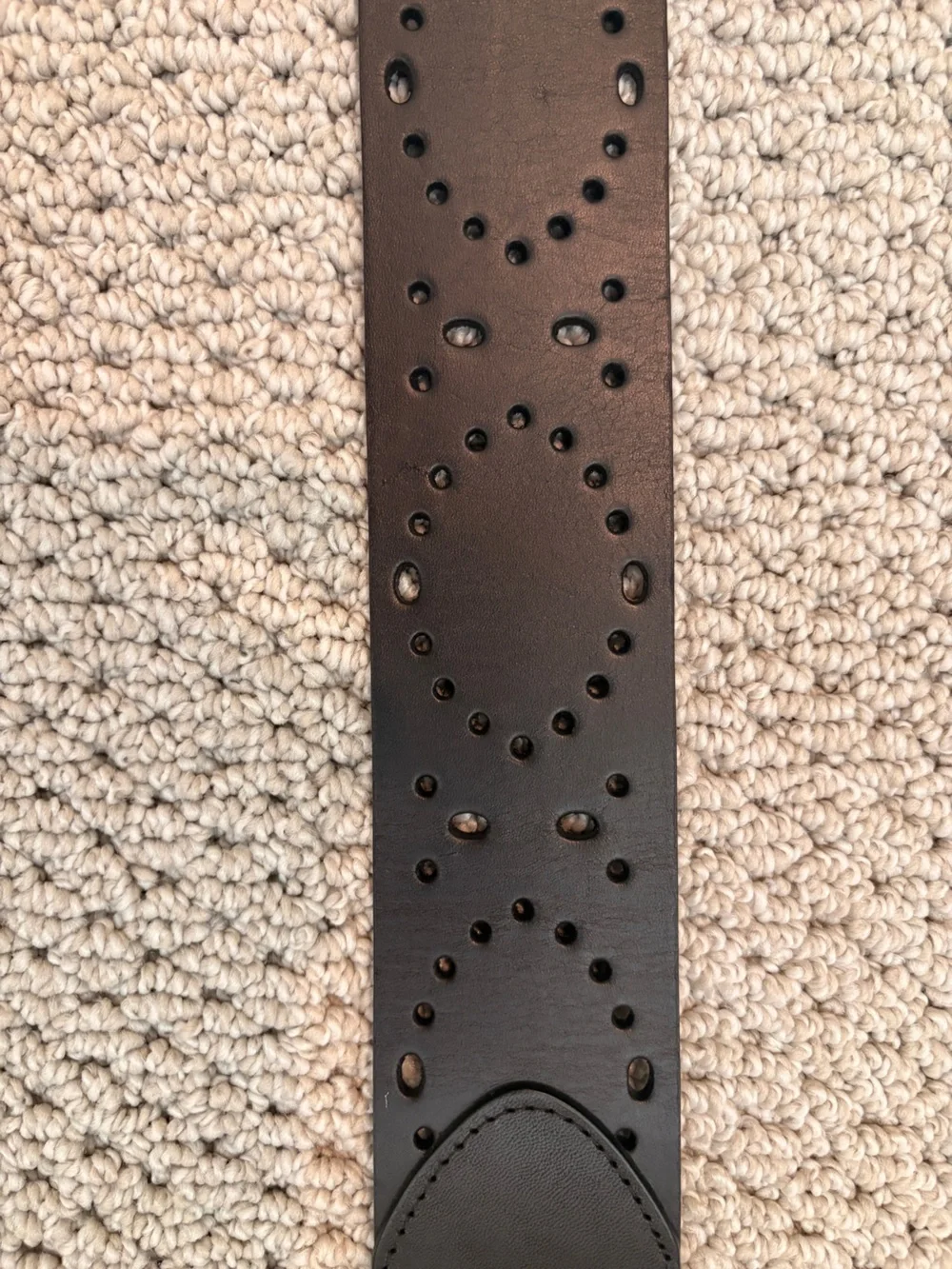 NWOT CAbi Perforated Belt, sz L
